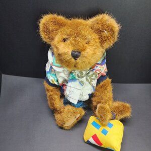Vintage Travel Bear Fiesta Marco Limited Edition Plush - Worldwide Games 1997